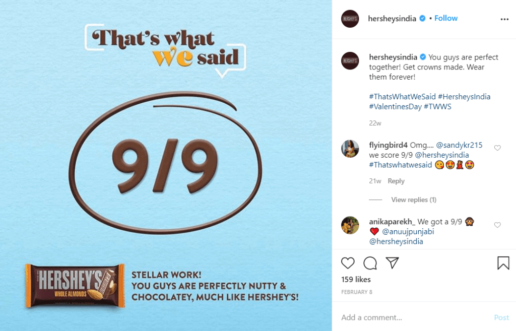 ThatsWhatWeSaid by India’s Hershey